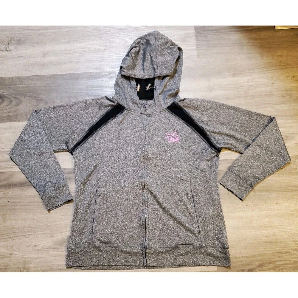Greatwolf Lodge Womens Sz XL Full Zip Hoodie Resort Athleisure Light Weight